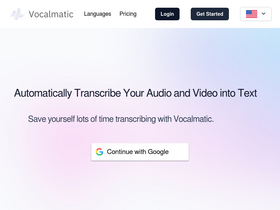 'vocalmatic.com' screenshot