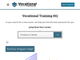 'vocationaltraininghq.com' screenshot