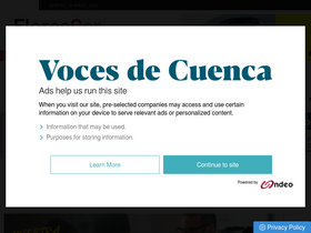 'vocesdecuenca.com' screenshot