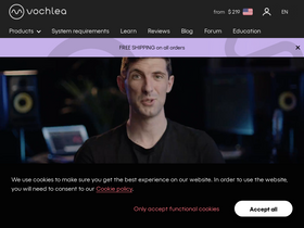 'vochlea.com' screenshot