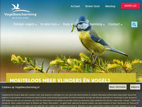'vogelbescherming.nl' screenshot