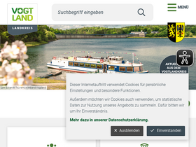 'vogtlandkreis.de' screenshot