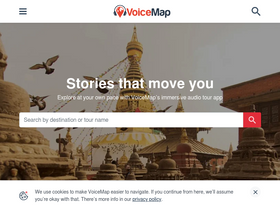 'voicemap.me' screenshot