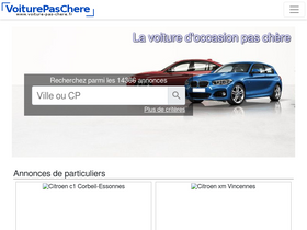 'voiture-pas-chere.fr' screenshot