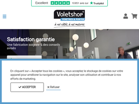 'voletshop.fr' screenshot