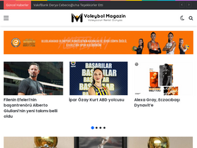 'voleybolmagazin.com' screenshot