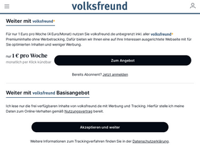 'volksfreund.de' screenshot