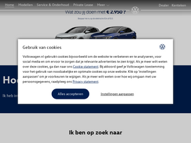'volkswagen.nl' screenshot