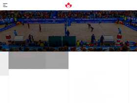 'volleyball.ca' screenshot