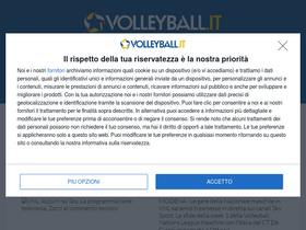 'volleyball.it' screenshot