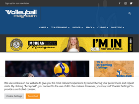 'volleyballmag.com' screenshot