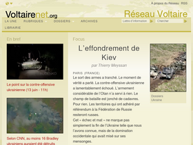 'voltairenet.org' screenshot