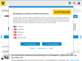 'voltimum.de' screenshot