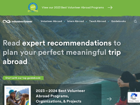 'volunteerforever.com' screenshot