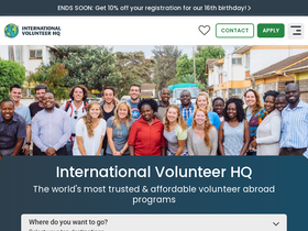 'volunteerhq.org' screenshot