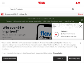 'vons.com' screenshot
