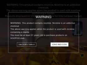 'voopoo.com' screenshot