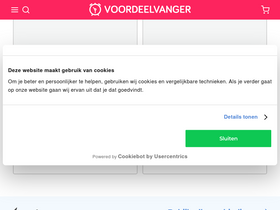 'voordeelvanger.nl' screenshot