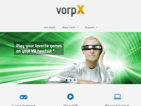 'vorpx.com' screenshot