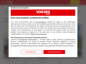 'vosgesmatin.fr' screenshot
