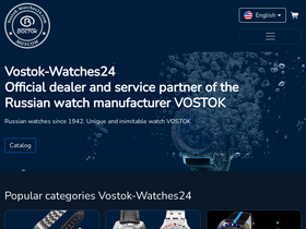 'vostok-watches24.com' screenshot