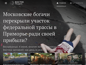 'vostokmedia.com' screenshot