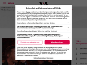 'vox.de' screenshot