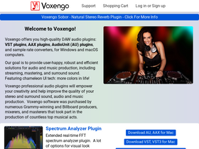 'voxengo.com' screenshot