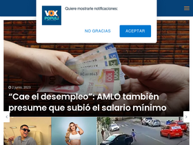 'voxpopulinoticias.com.mx' screenshot