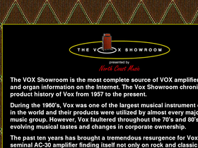 'voxshowroom.com' screenshot