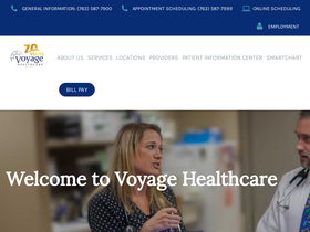 'voyagehealthcare.com' screenshot