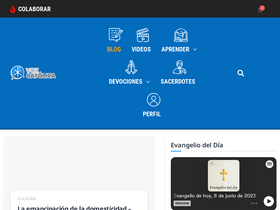 'vozcatolica.com' screenshot