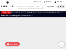 'vperfumes.com' screenshot