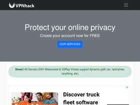'vpnhack.com' screenshot