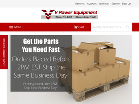'vpowerequipment.com' screenshot