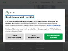 'vr.fi' screenshot