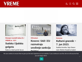'vreme.com' screenshot