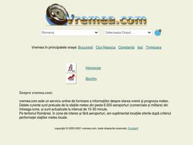 'vremea.com' screenshot