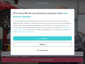 'vroomly.com' screenshot