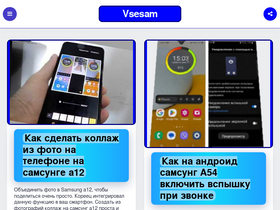 'vsesam.org' screenshot