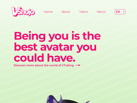 'vshojo.com' screenshot