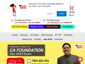 'vsijaipur.com' screenshot