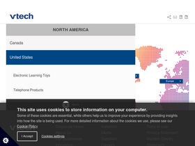 'vtech.com' screenshot