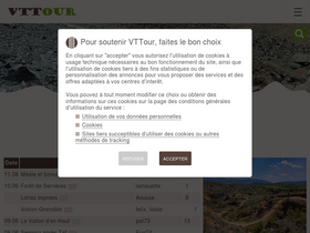 'vttour.fr' screenshot