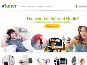 'vtuner.com' screenshot