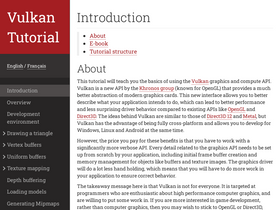 'vulkan-tutorial.com' screenshot