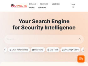 'vulners.com' screenshot