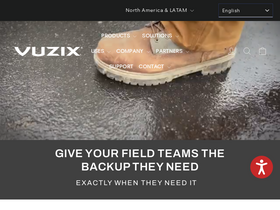 'vuzix.com' screenshot