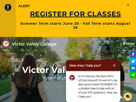 'vvc.edu' screenshot