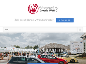 'vwclubcroatia.com' screenshot